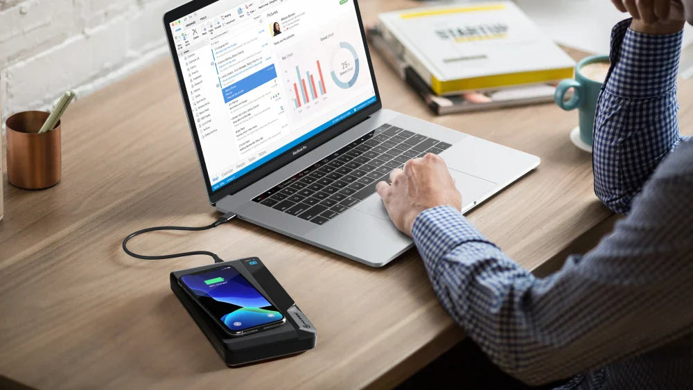 The Flexibility to work anywhere with the 27K Power Bank Ultimate