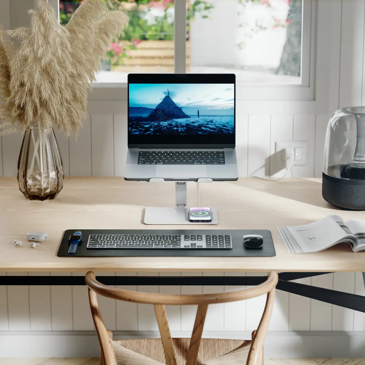 Elite Power Laptop Stand with Wireless Charger
