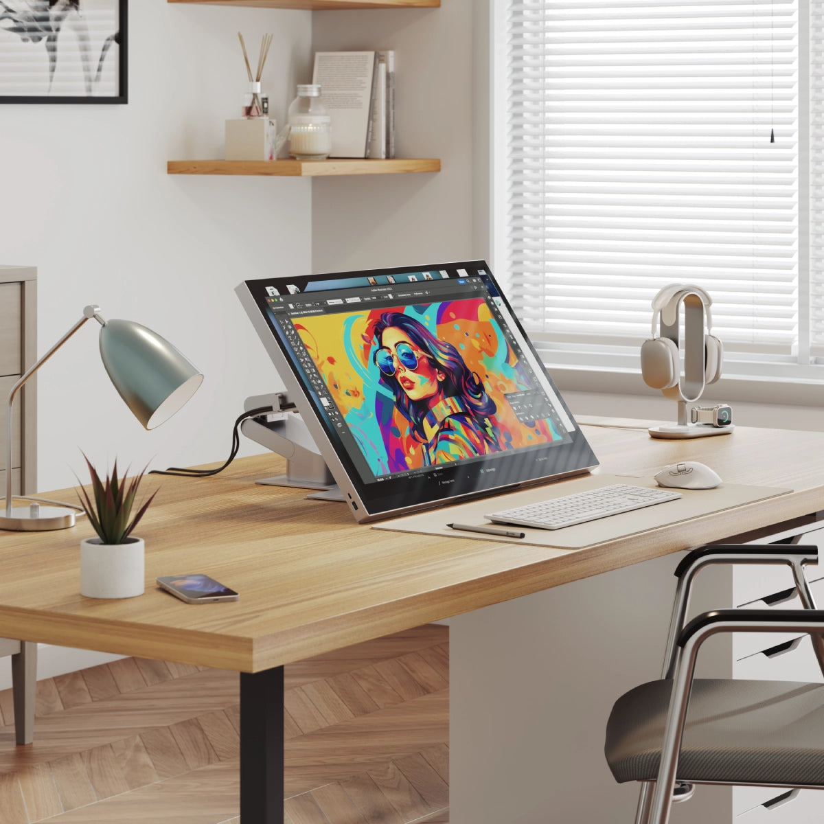 Aspekt Touch 32” 4K UHD Docking Monitor with Touchscreen and 145W USB Charging