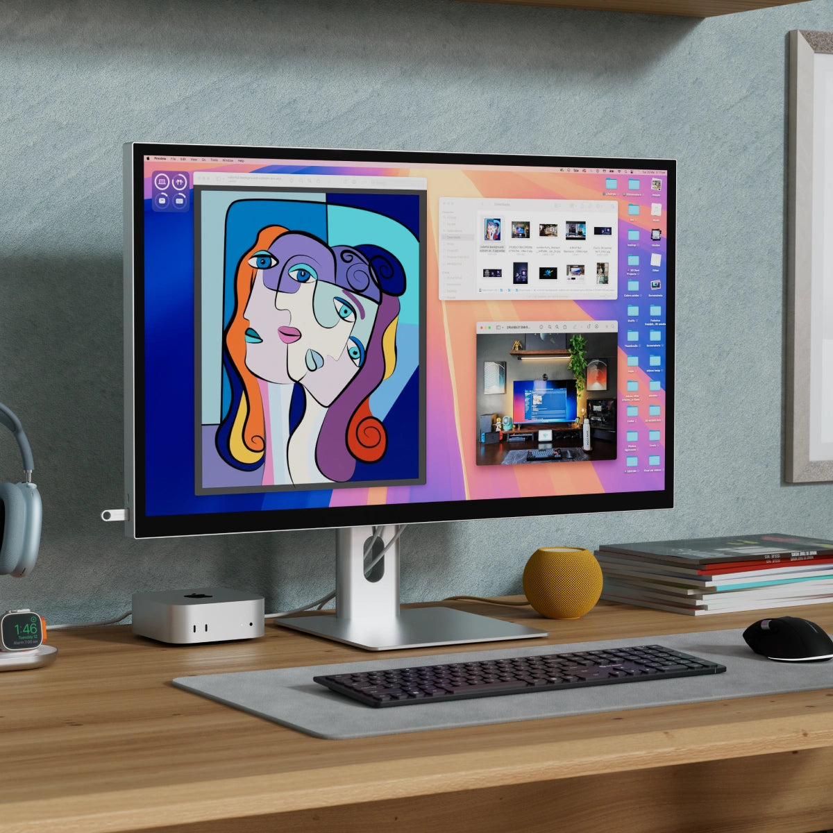 Aspekt Touch 32” 4K UHD Docking Monitor with Touchscreen and 145W USB Charging