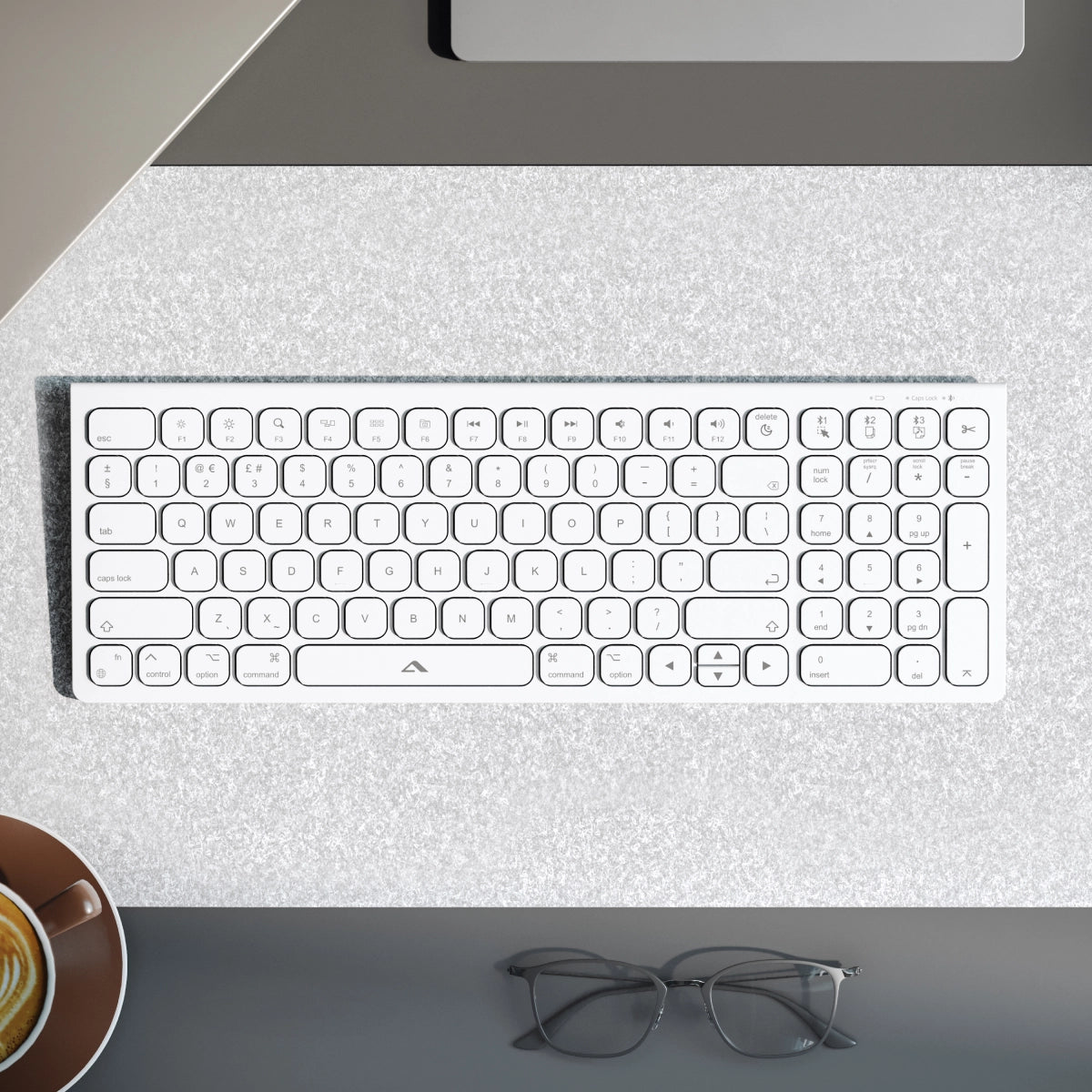 Echelon USB-C Compact Rechargeable Wireless Keyboard for macOS