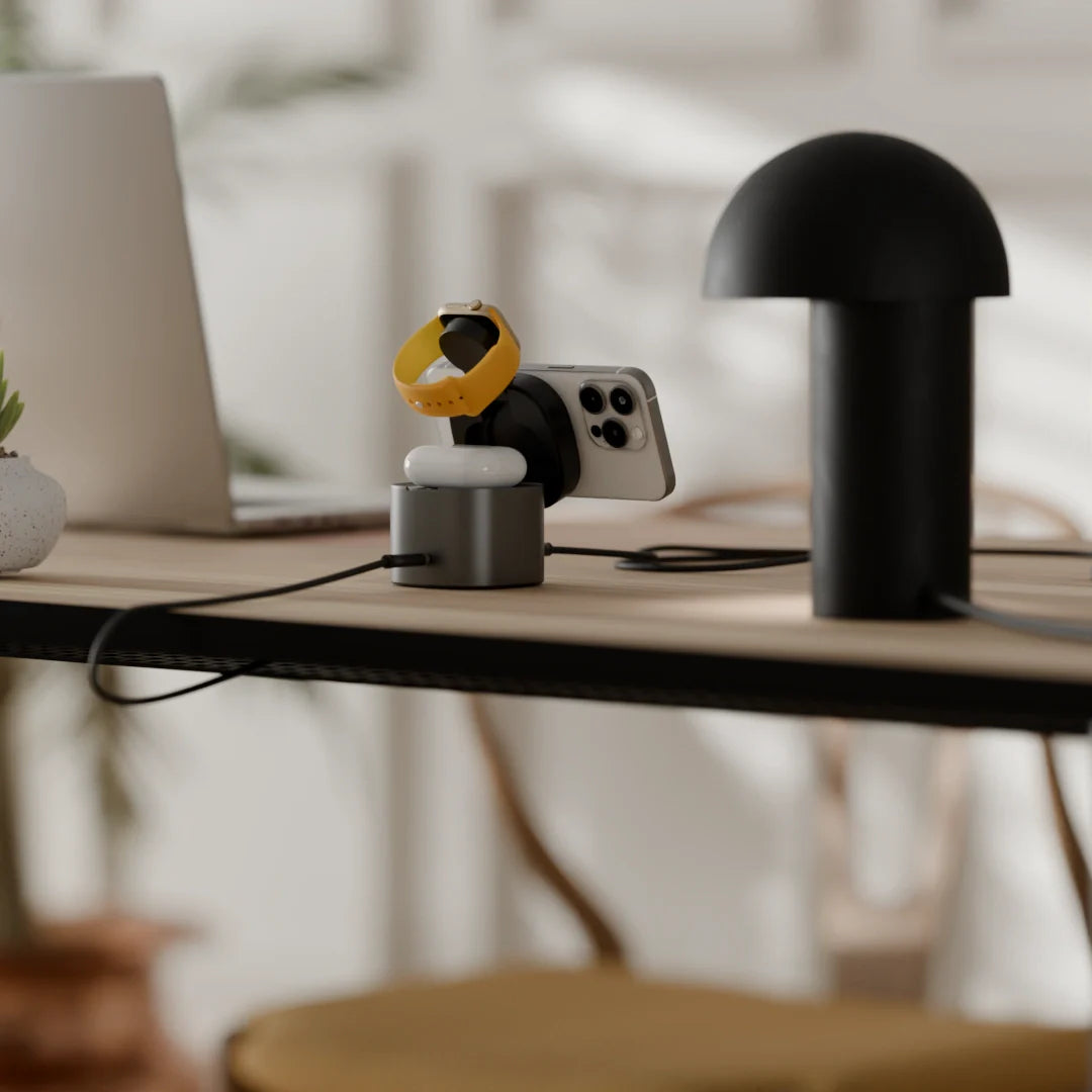 PowerPod 4-in-1 Qi2 Fast Wireless Charging Stand