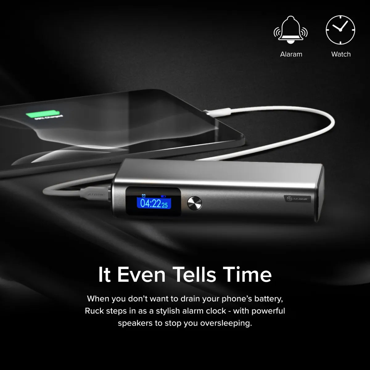 Ruck 20,000mAh Power Bank with 130W USB Charging