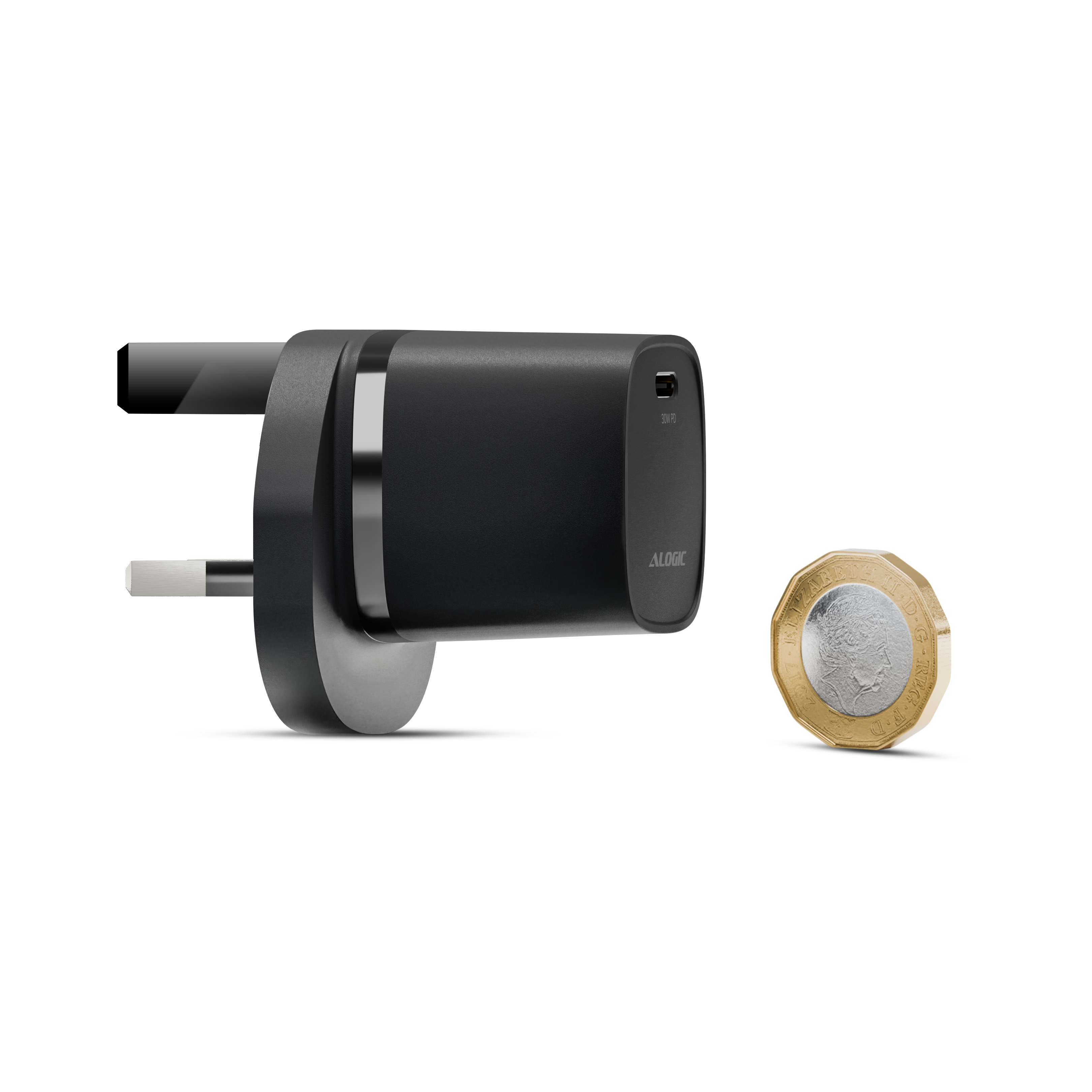 30W Rapid Power USB-C Mini GaN Charger