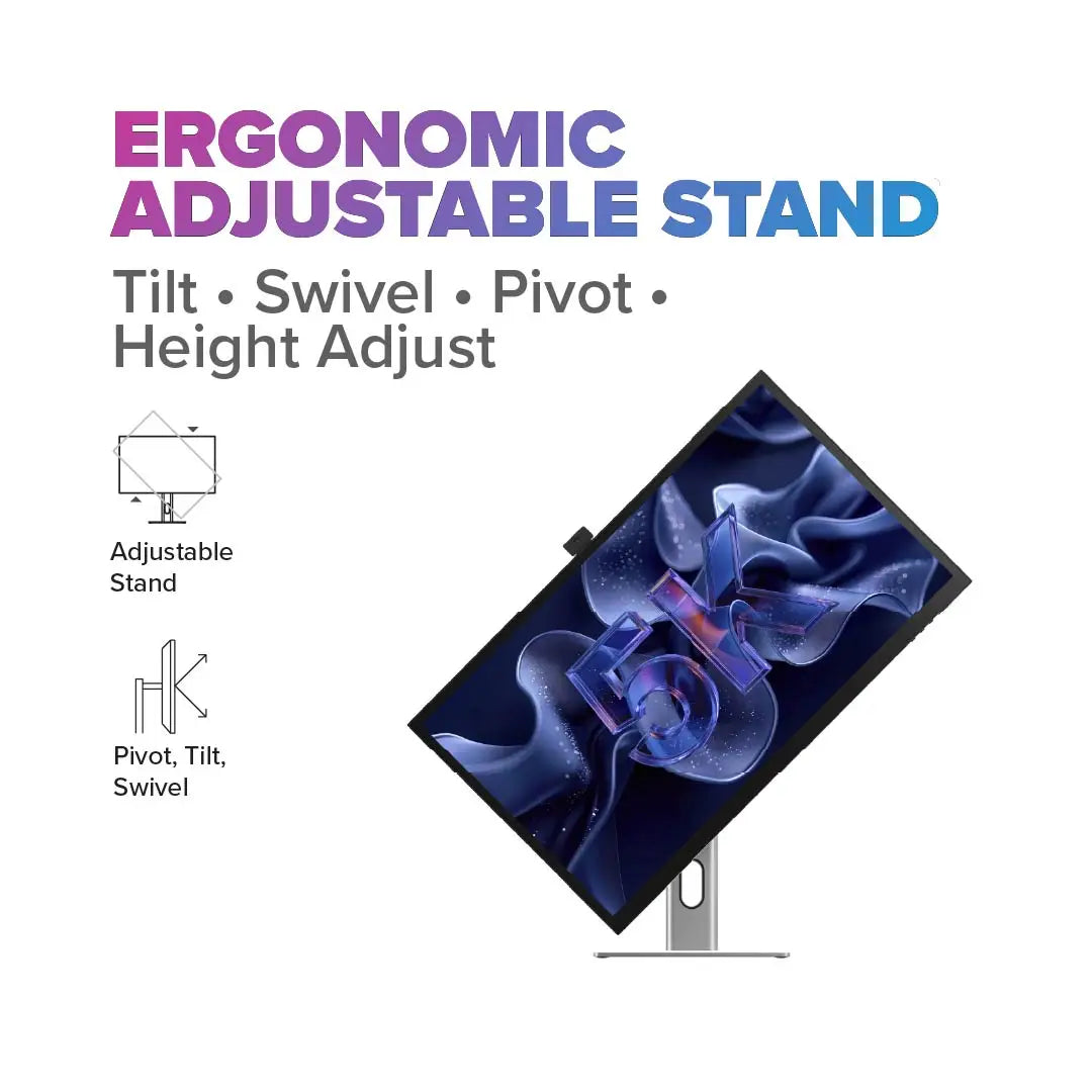 Clarity 27" 5K Monitor with 90W Power Delivery and Webcam