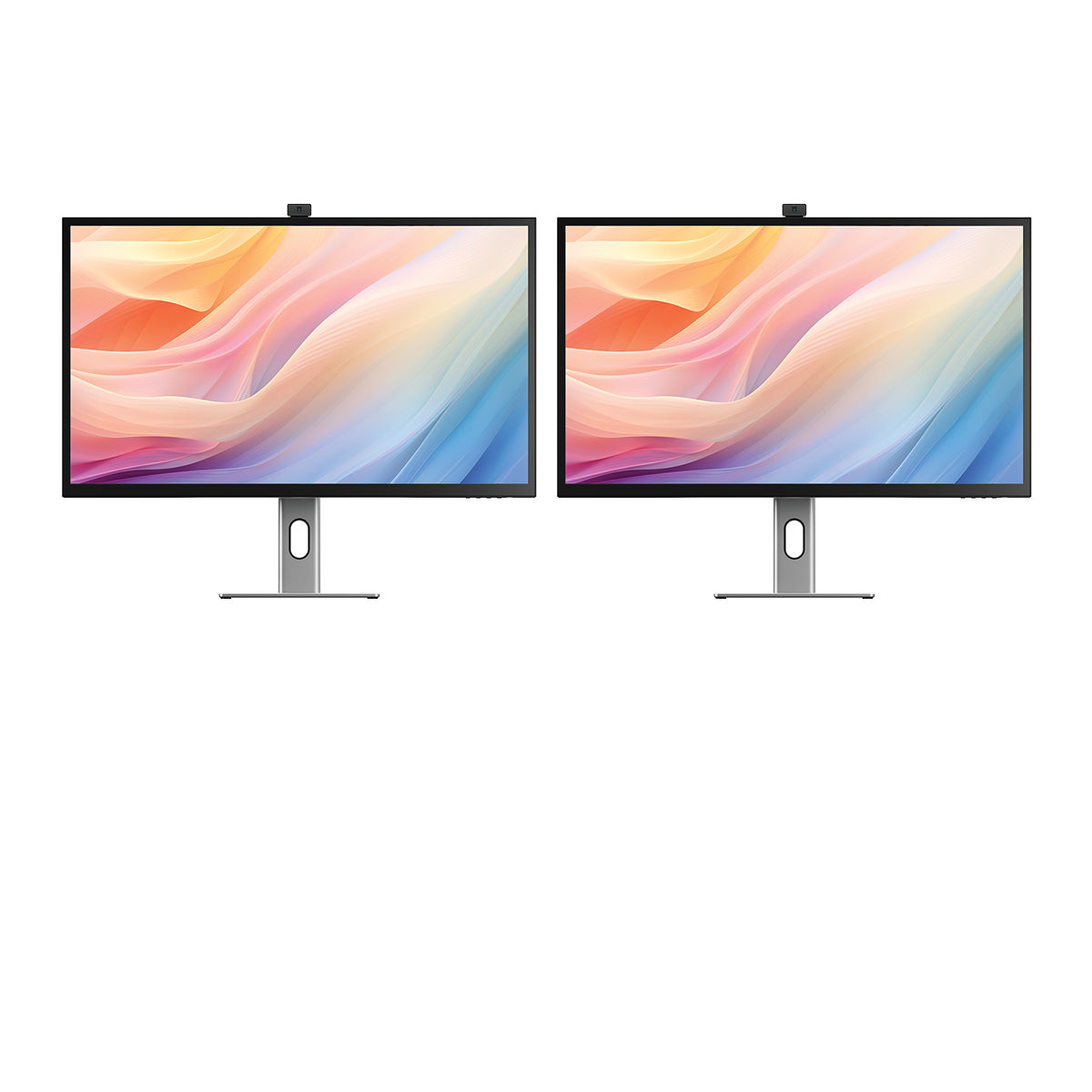 Clarity Max Pro 32" UHD 4K Monitor with USB-C Power Delivery and Webcam (Pack of 2)