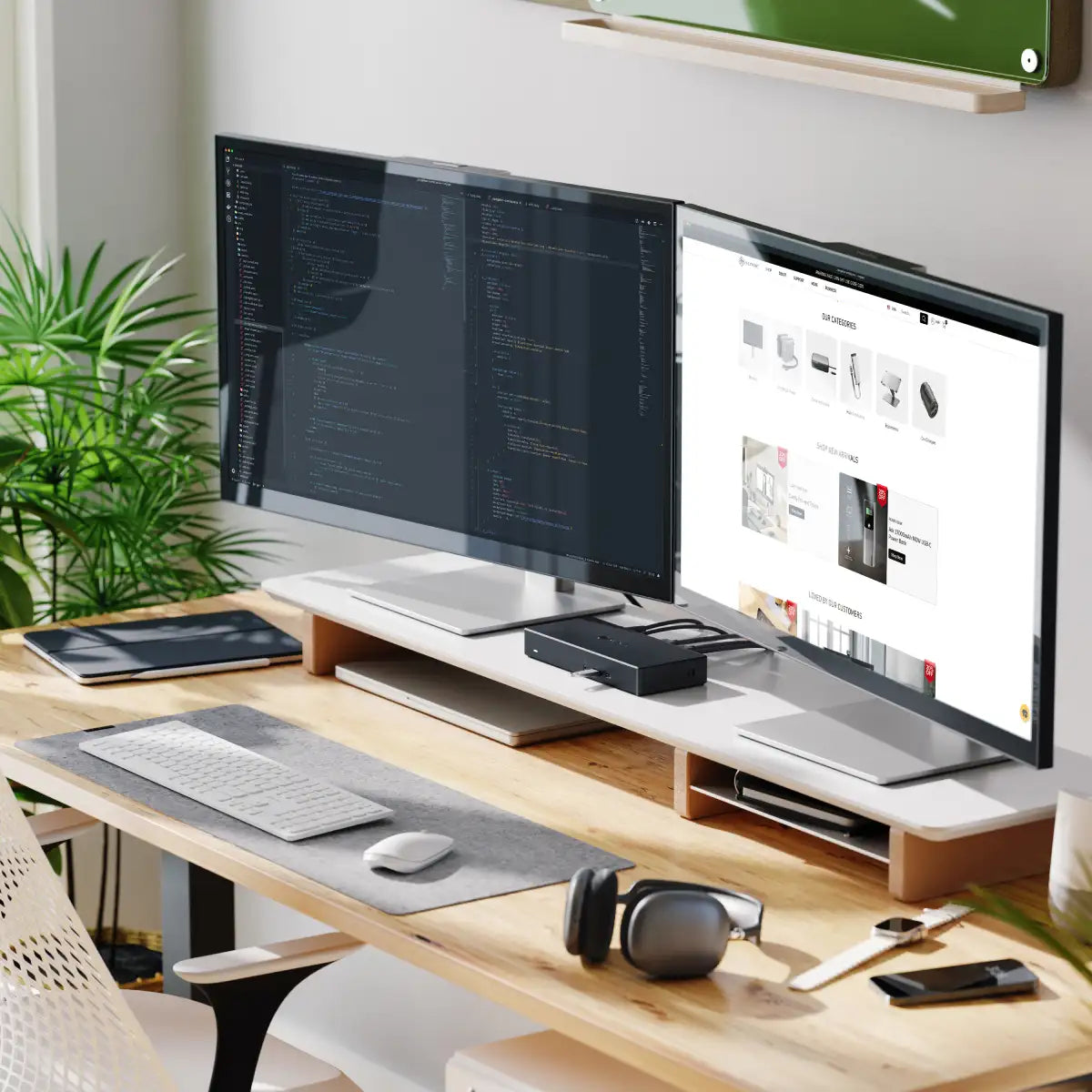 DA2 Dual 4K Display USB-C Universal Docking Station with 100W Power Delivery