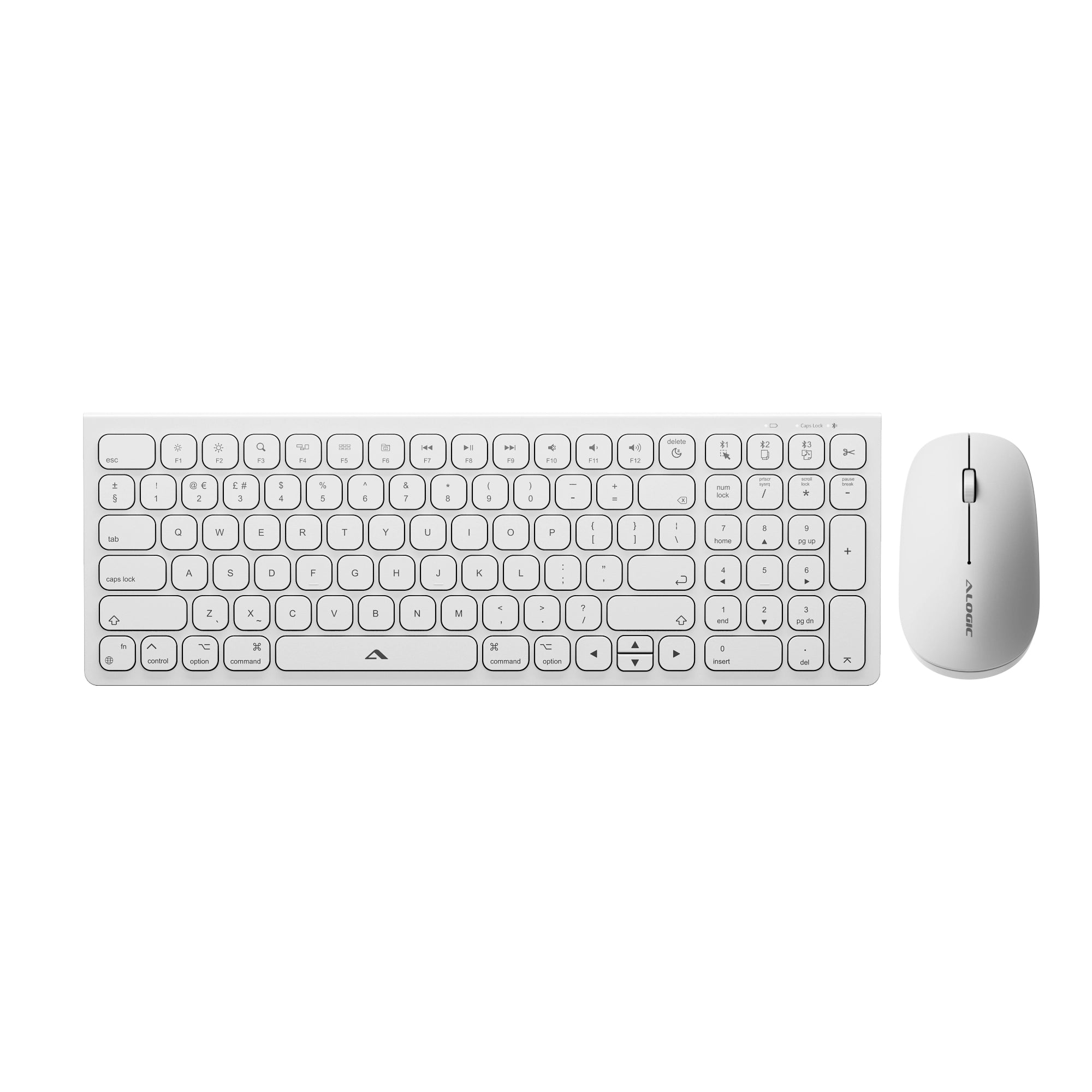 Echelon USB-C Compact Rechargeable Wireless Mouse and Keyboard Combo for Mac