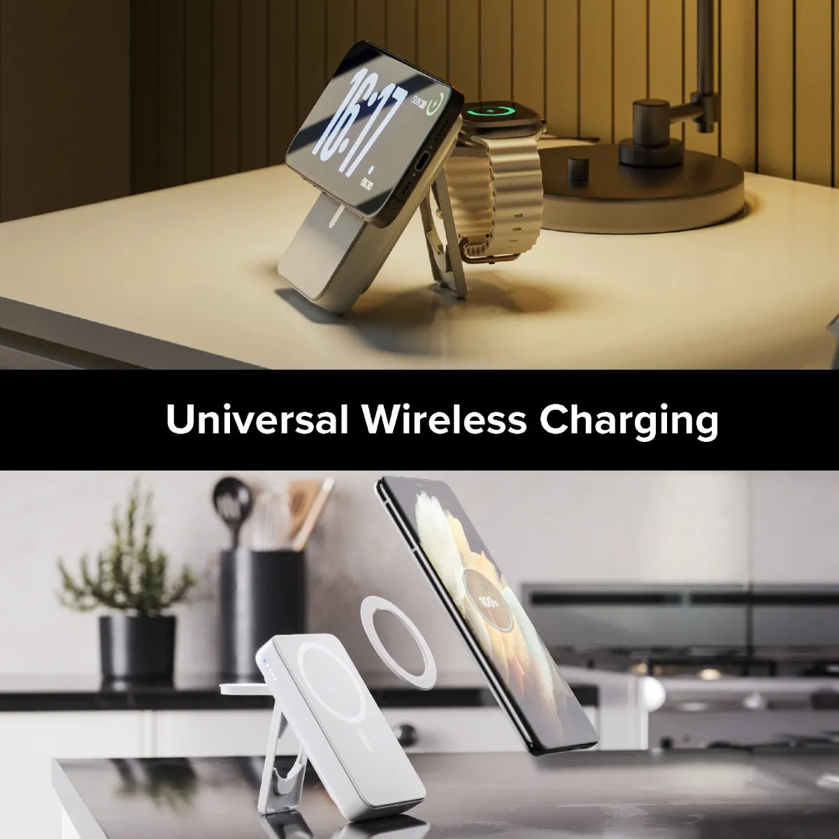 Lift 4-in-1 MagSafe Compatible Wireless Charging 10,000mAh Power Bank - Pack of 2