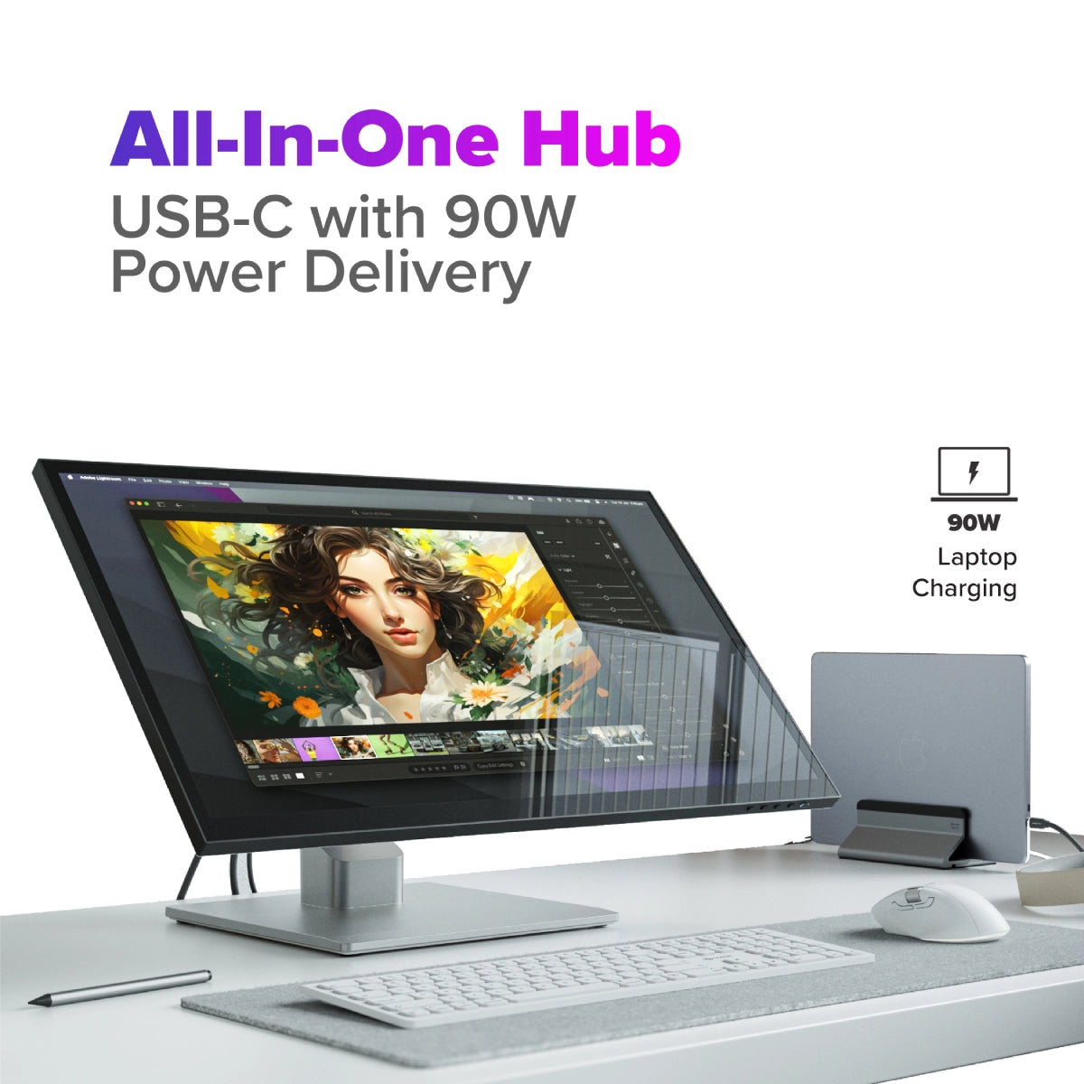 Clarity 6K Touch 32" UHD Monitor with USB-C Power Delivery and Touchscreen