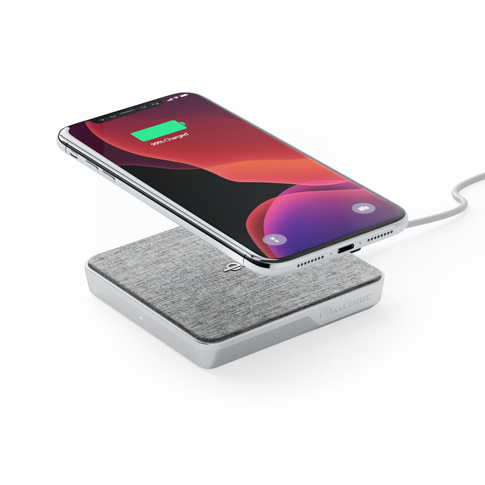 Ultra Wireless Charging Pad - 10W- Silver