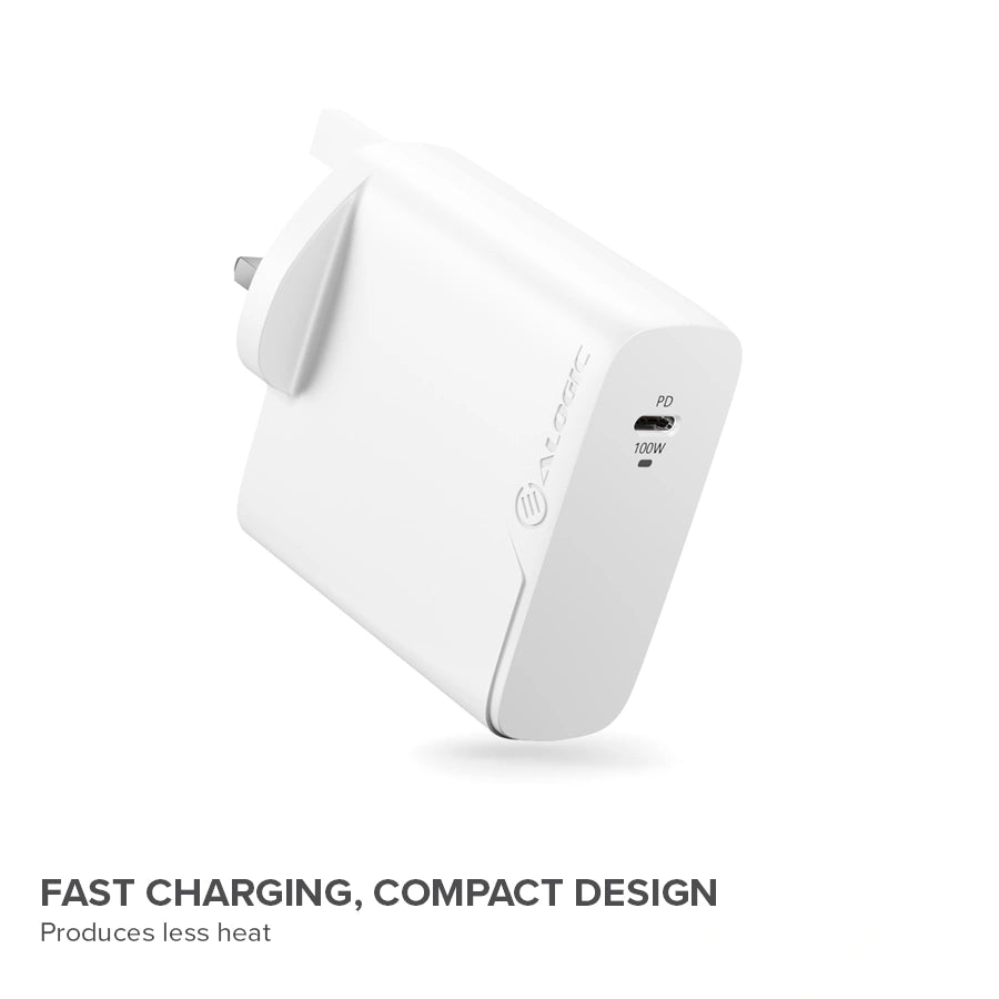 CHARGEUR COMPACT 100W USB-C PD GAN