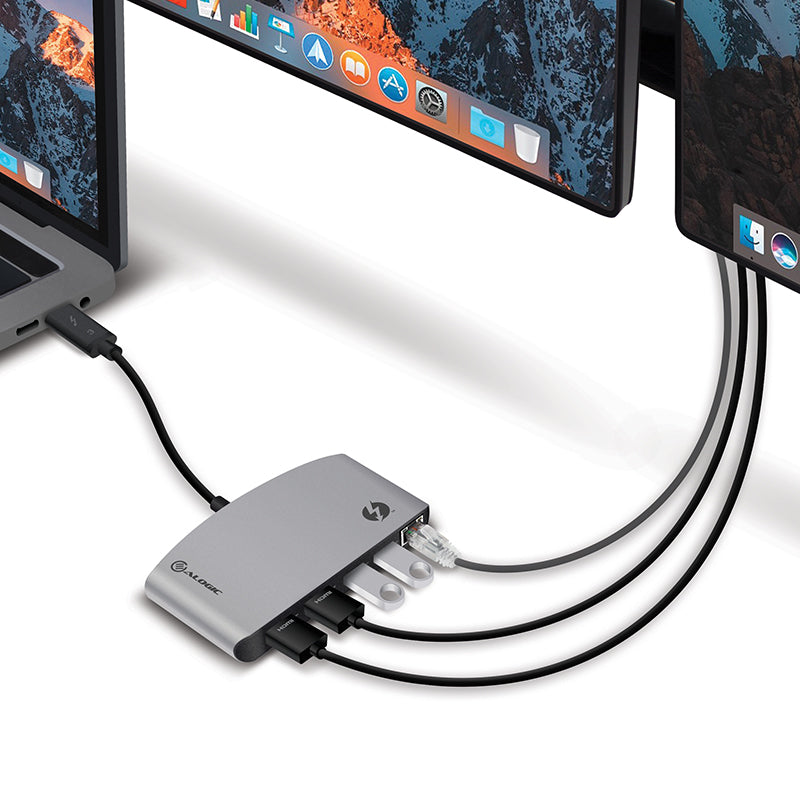 Buy ThunderBolt 3 Dual HDMI PORTABLE Docking Station with 4K